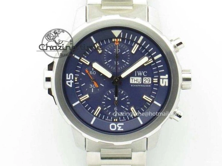 MIROTIME 0101 UrbanStyle Aquatimer Automatic IW329002 V6F 1:1 Best Edition Black Dial On SS Bracelet MIYOTA 7317